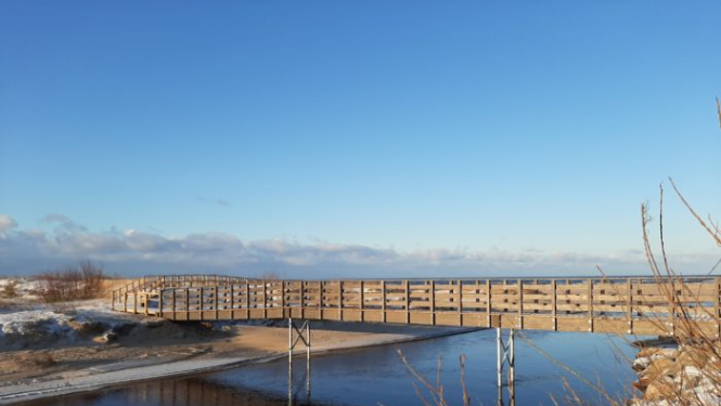 Gājēju tiltiņš pāri Lilastes upei