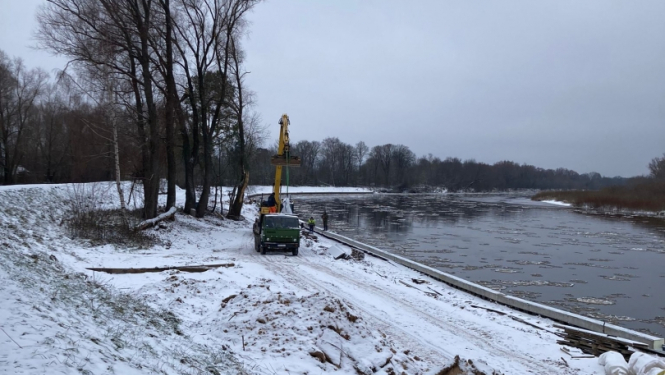 Gaujas kreisā krasta stiprināšana