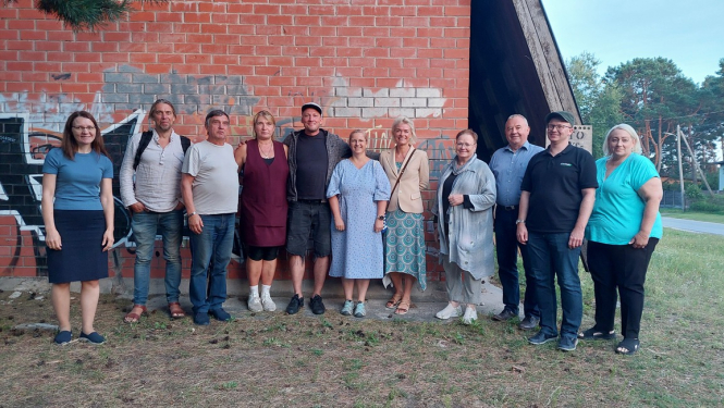 Garciems, tikšanās ar iedzīvotājiem