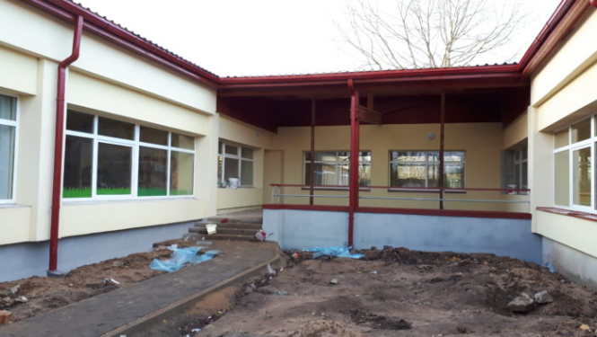Ādažu bērnudārza siltināšanas darbi turpinās