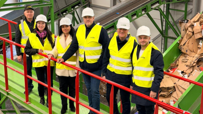 Ādažu novada pašvaldības pārstāvji viesojas Eco Baltia vide rūpnīcā
