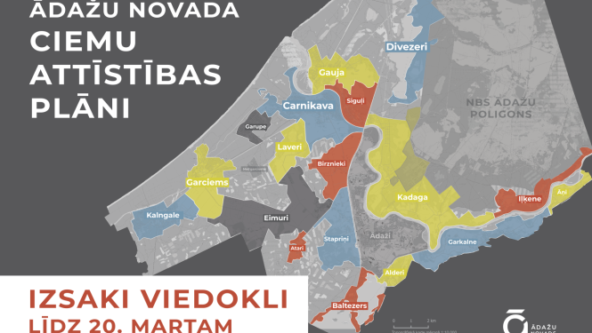 ciemu attīstības plāni - karte