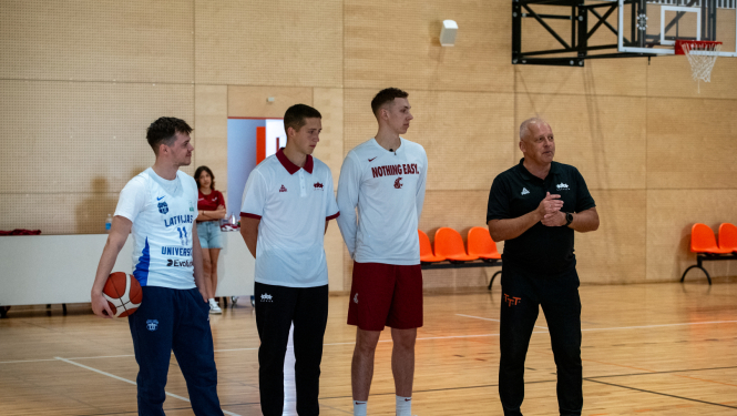 Basketbolistu meistarklase Ādažos