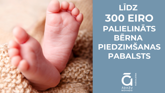 bērna piedzimšanas pabalsts - 300