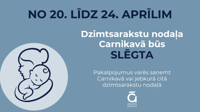 vizuālis - attēla kreisajā stūrī lejā vizualizēta māte ar bērnu