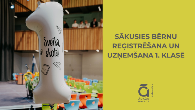 sāk uzņemt 1.klasē