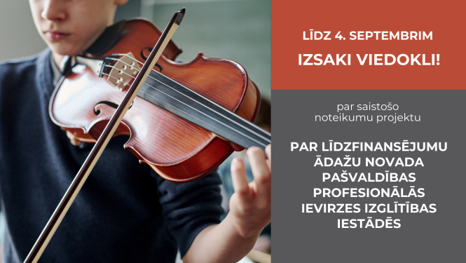 SN Par līdzfinansējumu Ādažu novada pašvaldības profesionālās ievirzes izglītības iestādēs