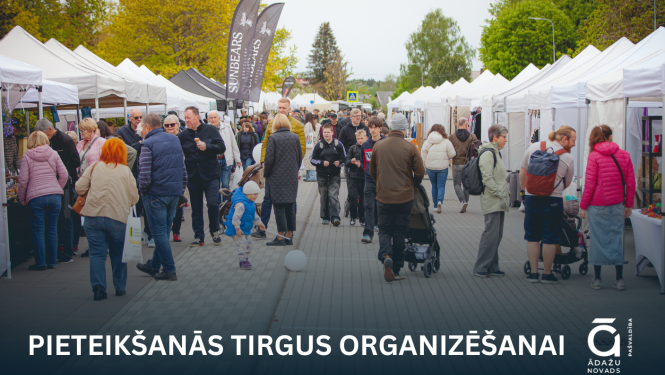 pieteikšanās tirgus organizēšanai