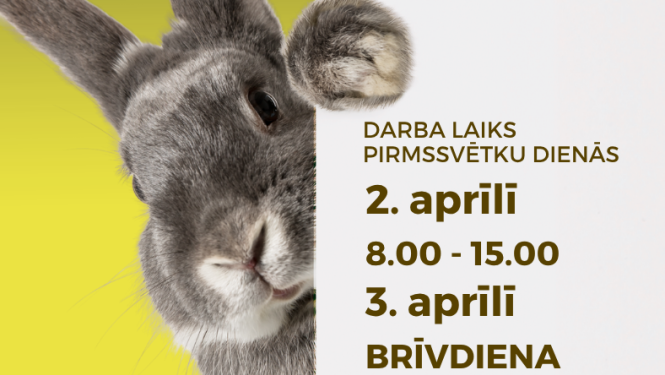 darba laiks pirms Lieldienām