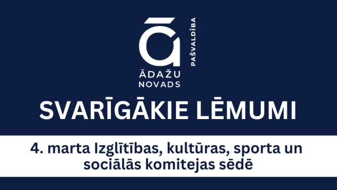 IKSS - svarīgākie lēmumi - 04.03.2026.