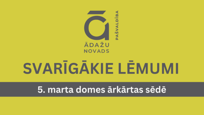 domes sēdes lēmumi, 05032025