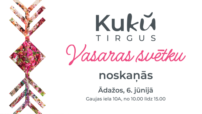 Kuku tirgus vasaras noskaņās