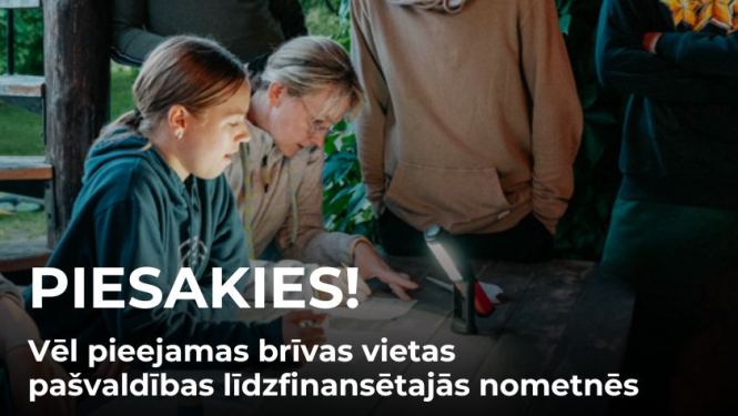 pašvaldības līdzfinansētas nometnes, bērni