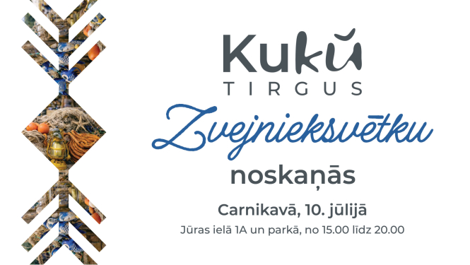 Kuku tirgus Zvejnieksvētku noskaņās