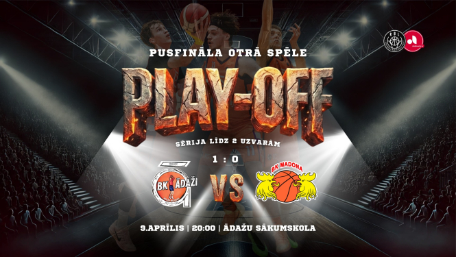 RBL pusfināls: Ādaži Daily - Madona