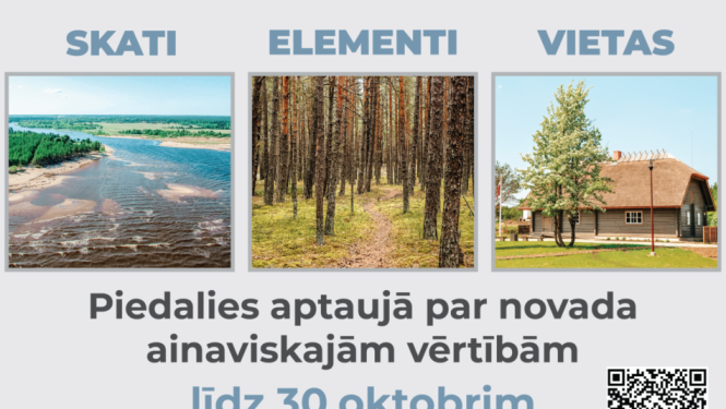 Vēl līdz 30.oktobrim aicinām iedzīvotājus dalīties ar idejām par novada ainaviskajām vērtībām