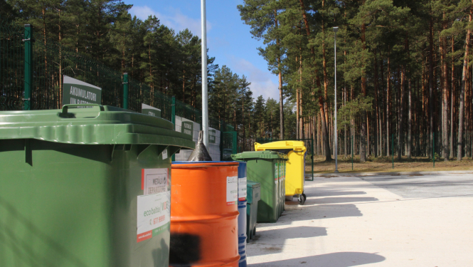 atkritumu šķirošana, atkritumu laukums