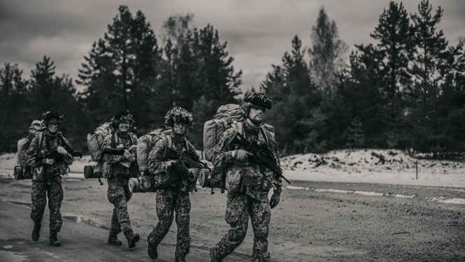 Berešu maršs, Ādažu poligons