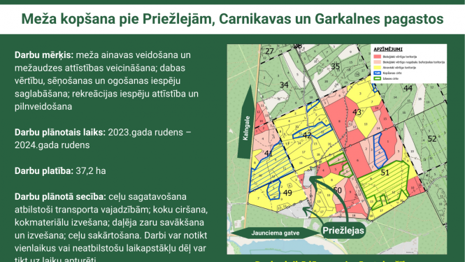 Meža kopšana, Carnikava