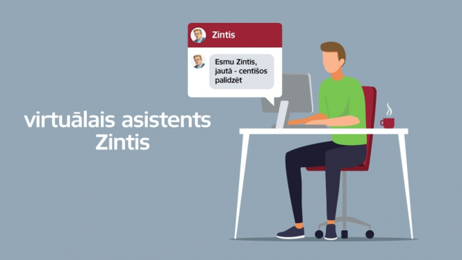 virtuālais asistents Zintis, čatbots