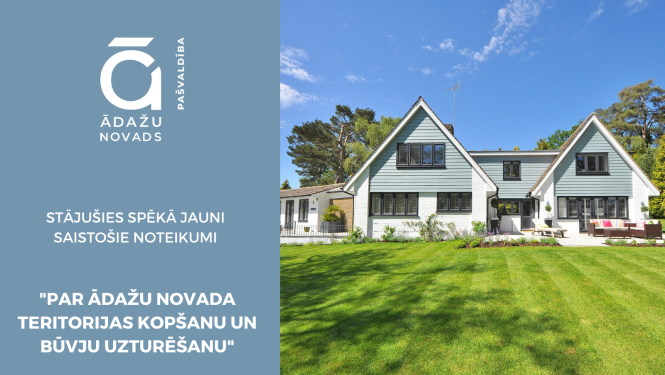 saistošie noteikumi par būvju un teritorijas uzturēšanu Ādažu novadā