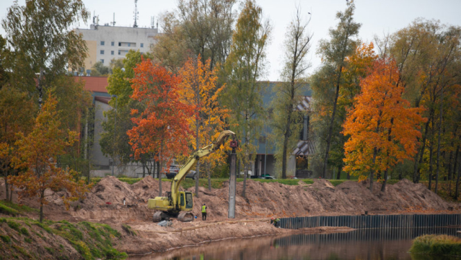 ierobežota gājēju un riteņbraucēju kustība