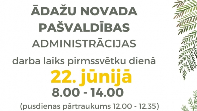 baneris ar darba laiku