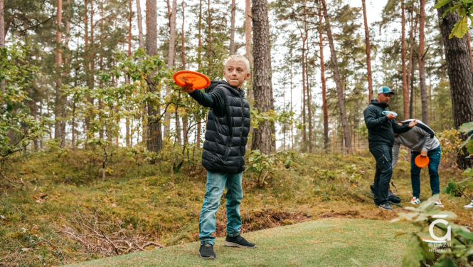 Disku golfa parka atklāšana