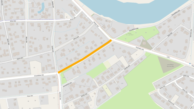 draudzības ielas seguma atjaunošana