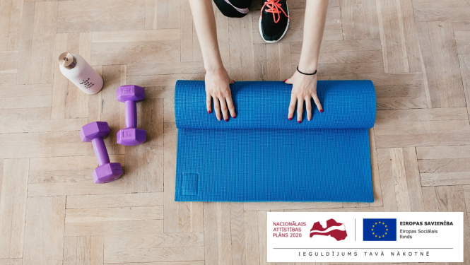 Aicinām piedalīties bezmaksas vingrošanas nodarbībās tiešsaistē