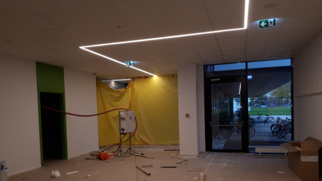 Ādažu sākumskolas 3.kārta ir savienota ar jau uzbūvēto ēku