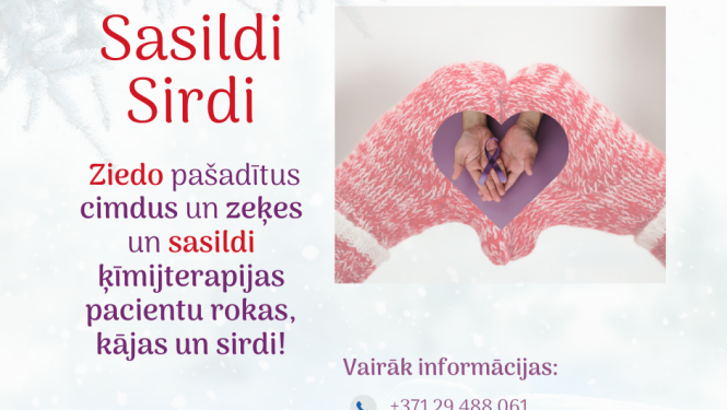 veza slimniekiem sasildisirdi