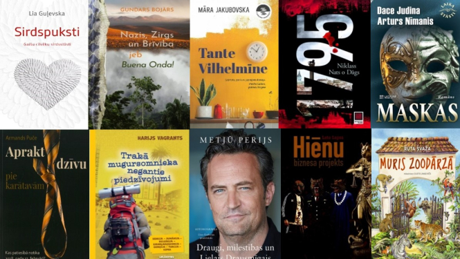 jaunākās grāmatas, Carnikavas bibliotēka, janvāris 2024