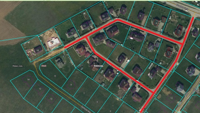 Alīdas, Veltas un Jēkaba  ielu izvietojumu shēma 