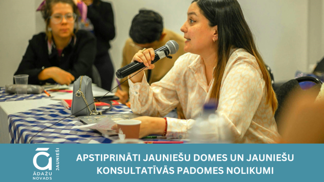 apstuprināti jauniešu domes un konsultatīvās padomes nolikumi