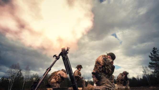 2. novembrī Ādažu poligonā notiks mīnmetēju kaujas šaušanas apmācība