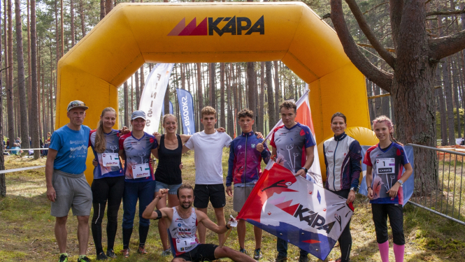 orientēšanās klubs Kāpa, klubu stafetes, Foto: Ojārs Millers
