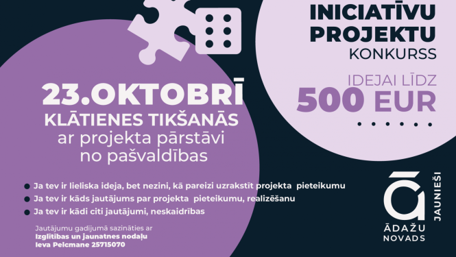 jauniešu iniciatīvu projektu konkurss, tikšanās