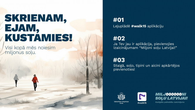 Miljoni soļu Latvijai