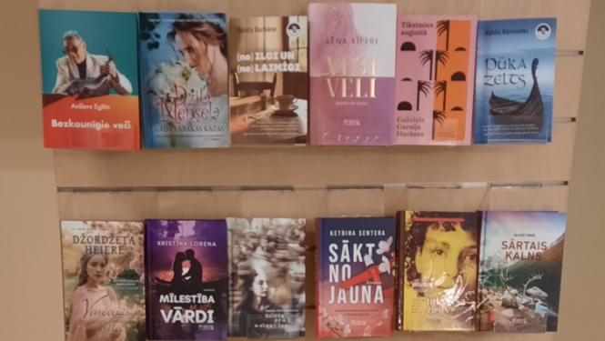 Jaunākās grāmatas Carnikavas bibliotēkā, oktobris 2024