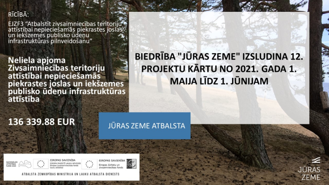 “Jūras Zeme” informatīvais plakāts