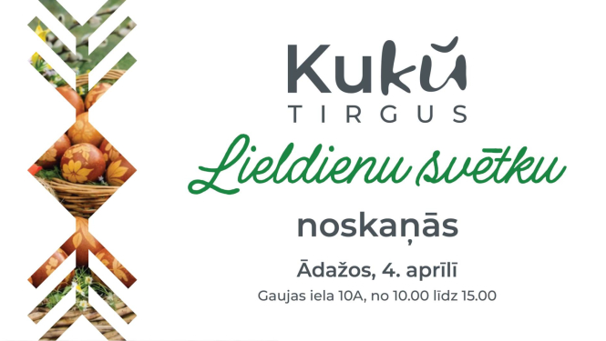 Kuku tirgus Lieldienu noskaņās