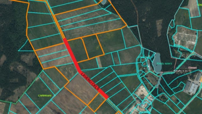 Laveru ceļa grants seguma pārbūves projekts