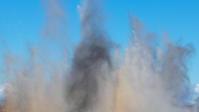 ledus spridzināšana, ilustratīvs attēls, Gauja