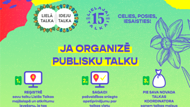 Kas ir jadara, ja organizē publisku talku