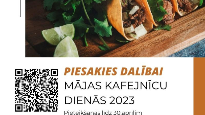 Piesakies Ādažu novada “Mājas kafejnīcu dienām 2023”