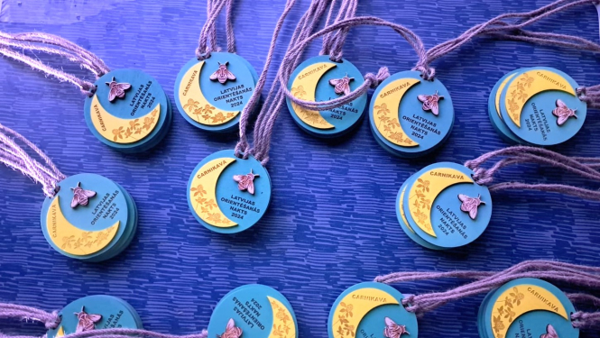 Orientēšanās nakts medaļas