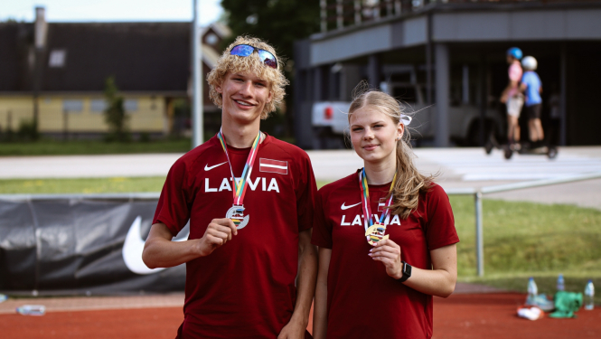 Toms Melderis un Laura Ozola