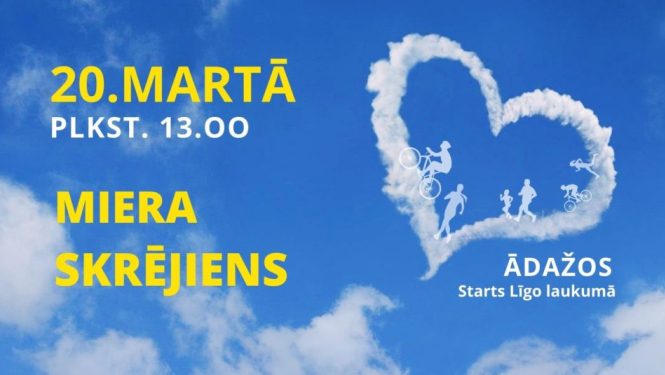 miera skrejiens plakāts