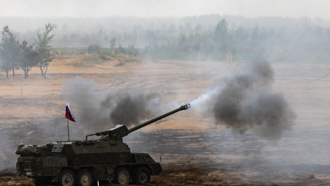 militārās mācības, tanks